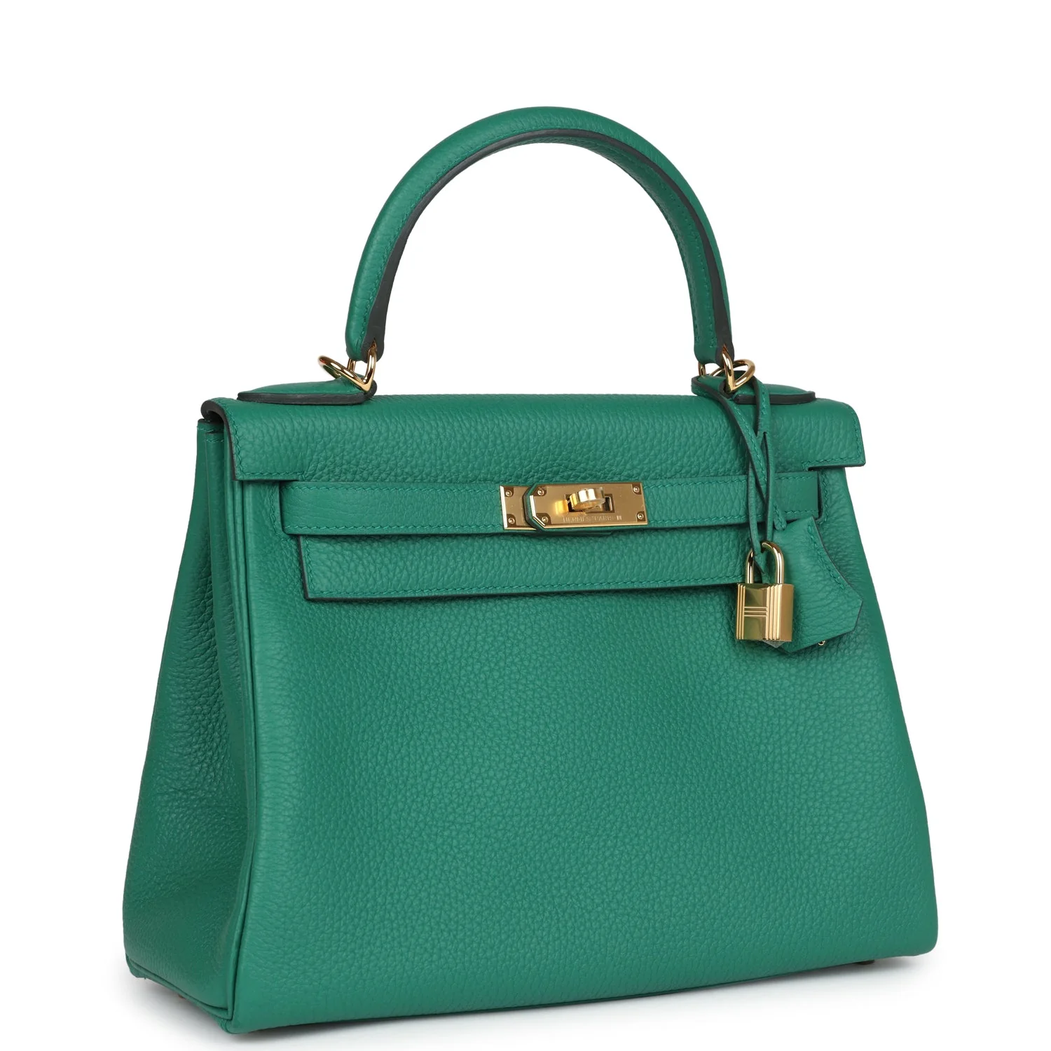 Replicate Hermes Kelly Retourne 28 Vert Vertigo Clemence Gold Hardware(1:1 replica)