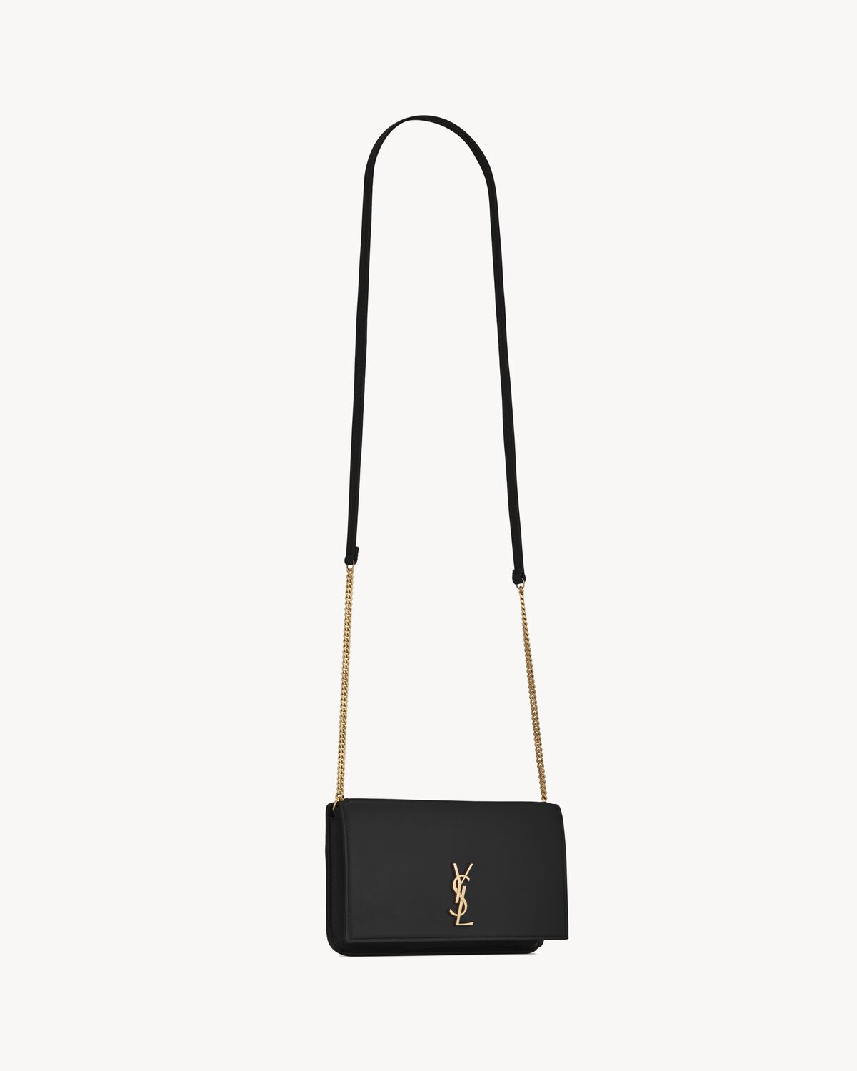 Replicate YSL Cassandre Phone Holder in Smooth Leather(1:1 replica)