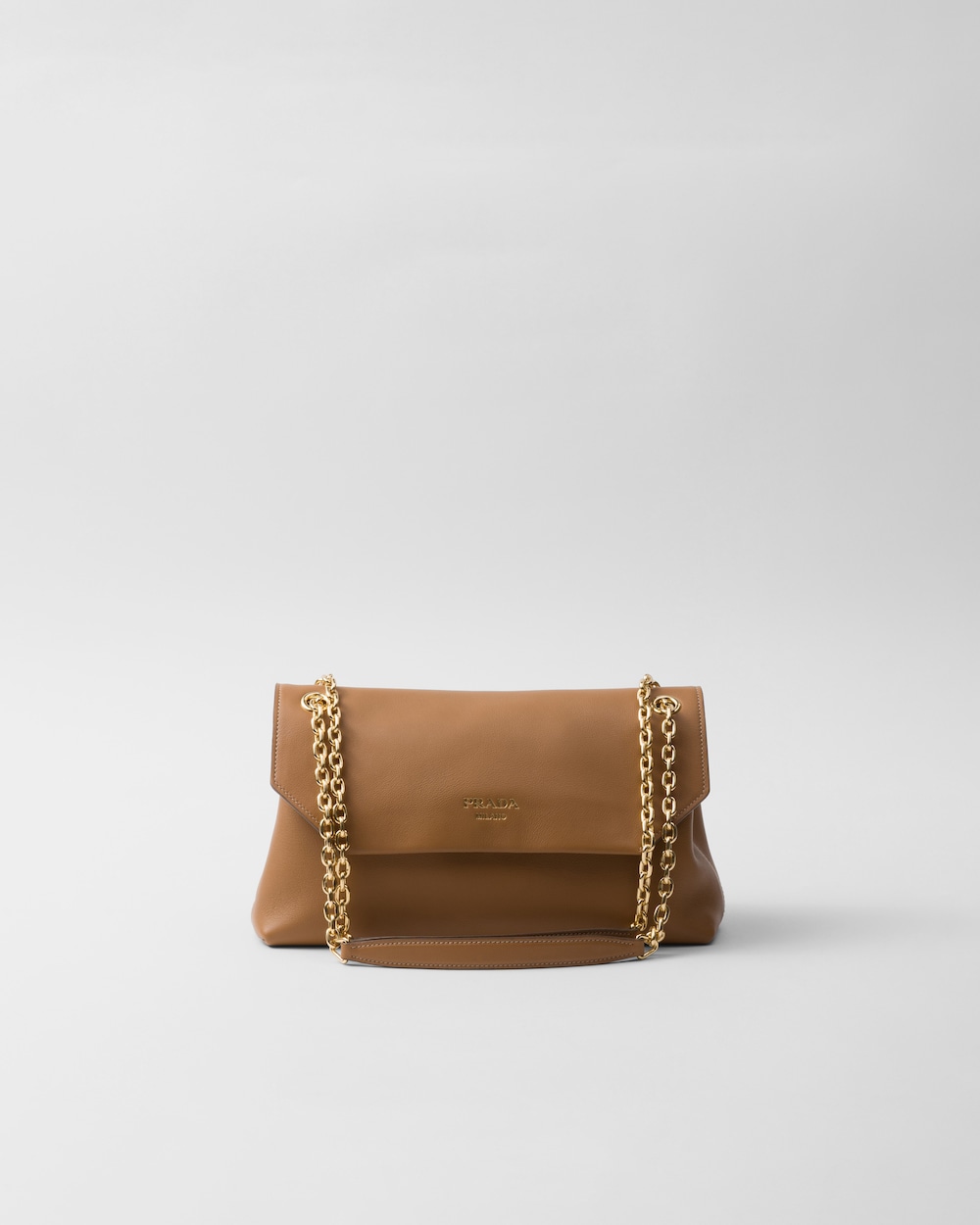 Replicate Prada Doux Medium Leather Shoulder Bag(1:1 replica)