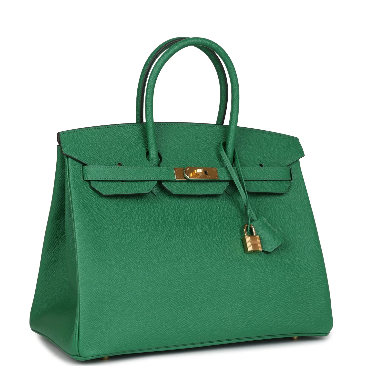 Replicate Hermes Birkin 35 Cactus Epsom Gold Hardware(1:1 replica)
