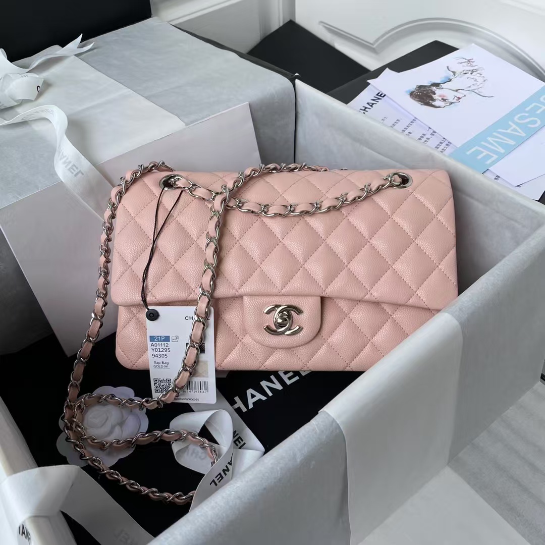 Replicate Chanel Classic 11.12 Handbag Caviar Silver Hardware(1:1 replica)
