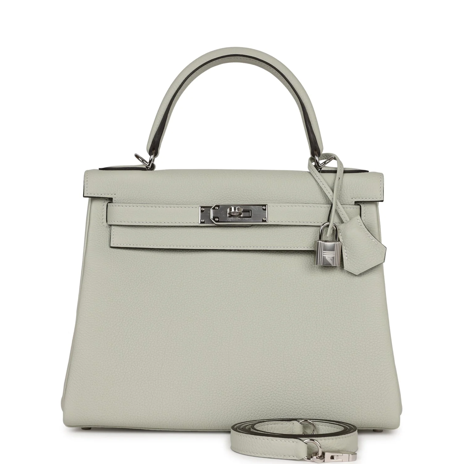 Replicate Hermes Kelly Retourne 28 Gris Neve Togo Palladium Hardware(1:1 replica)