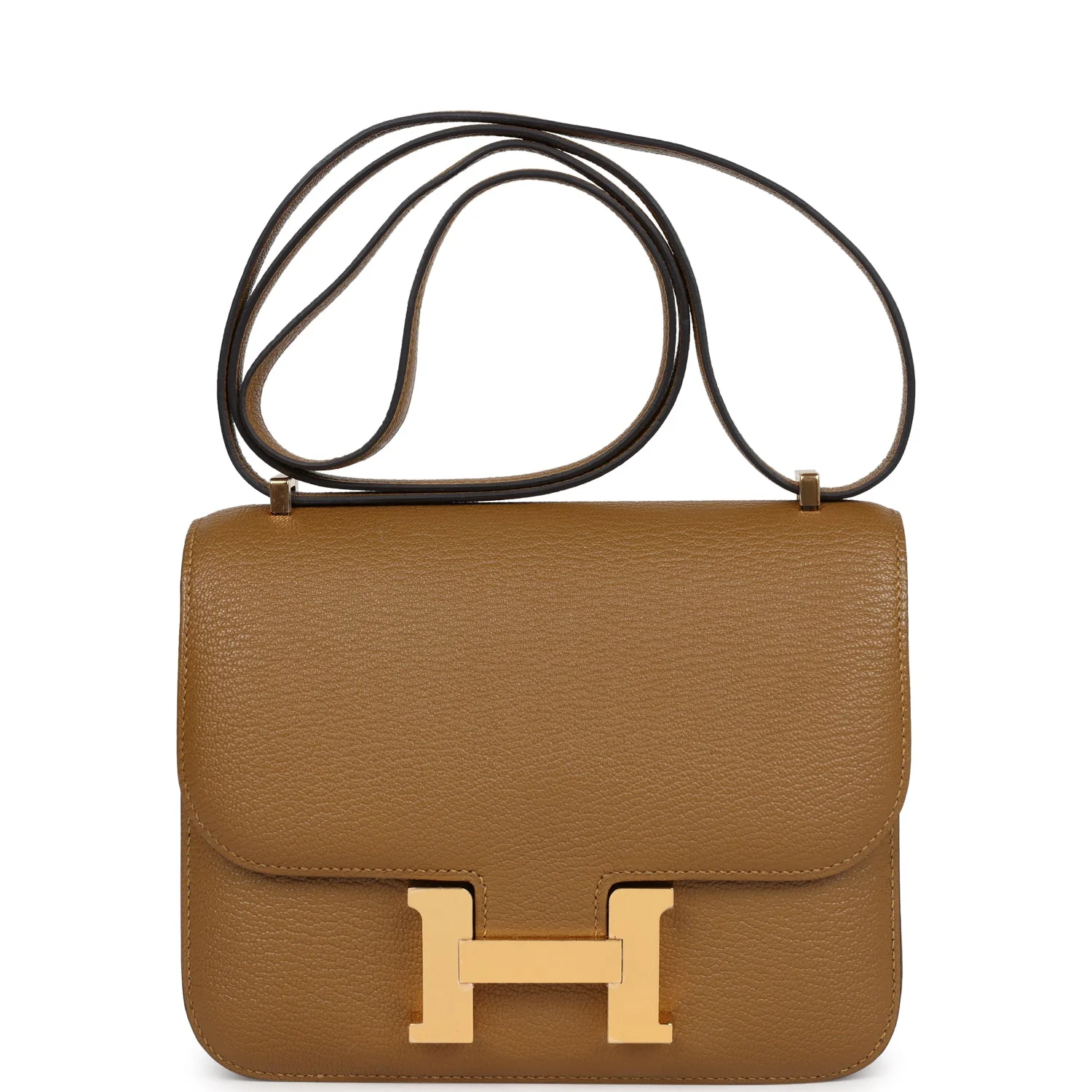 Replicate Hermes Constance 18 Kraft Chevre Gold Hardware(1:1 replica)