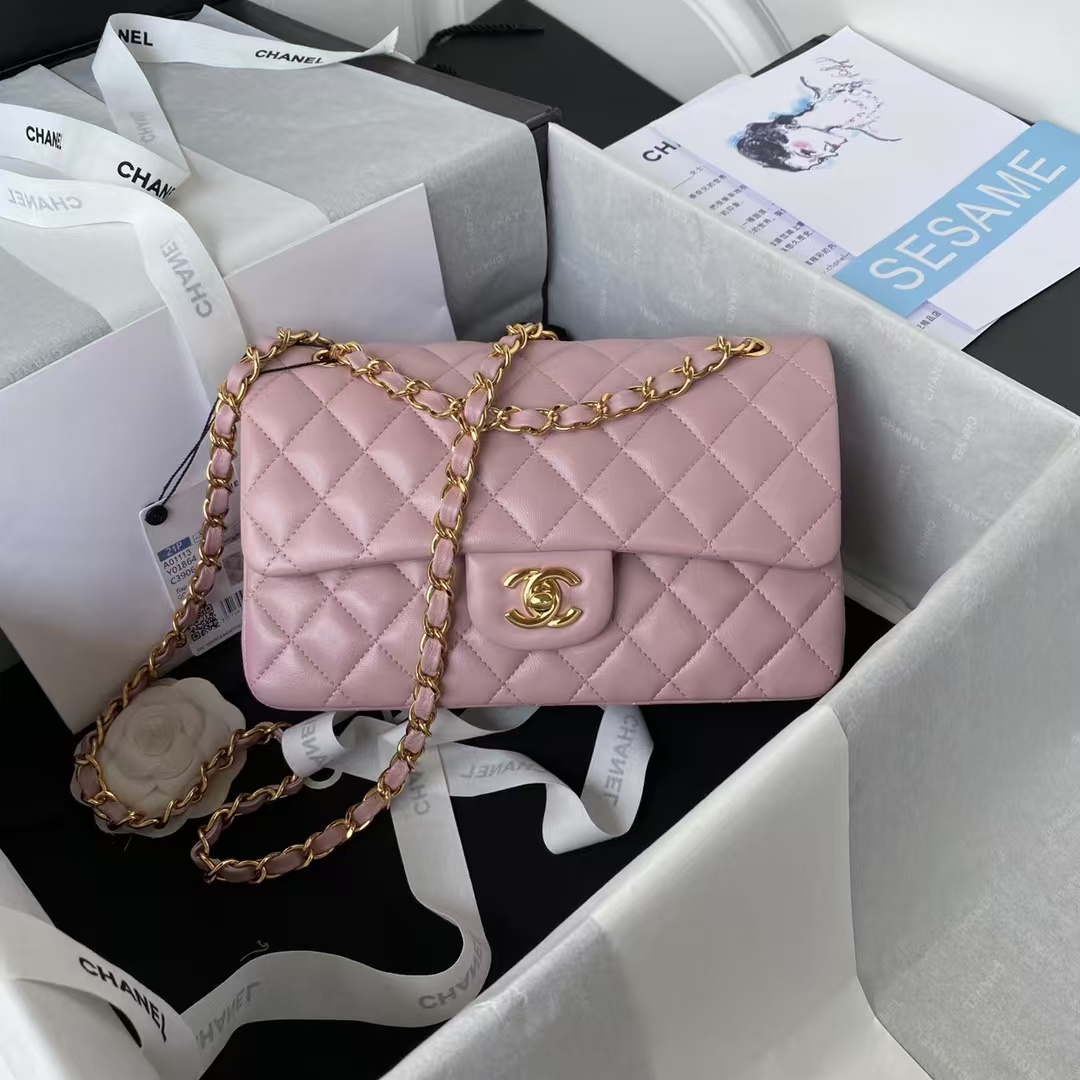 Replicate Chanel Small Classic Handbag Gold Hardware(1:1 replica)