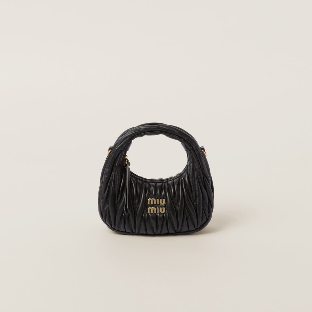 Replicate Wander matelassé nappa leather hobo mini-bag(1:1 replica)