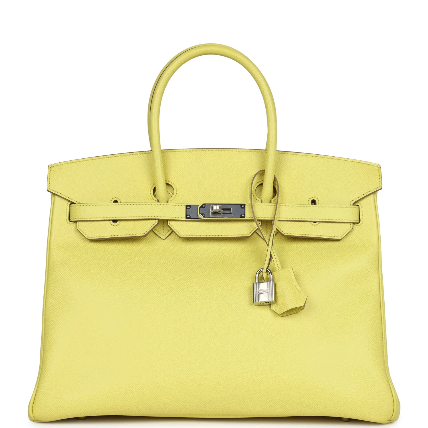 Replicate Hermes Birkin 35 Soufre Epsom Palladium Hardware(1:1 replica)