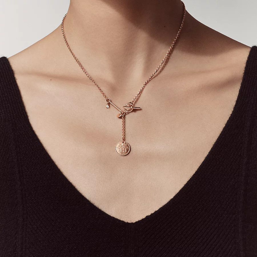 Replicate Hermès Ex-Libris pendant, small model(1:1 replica)