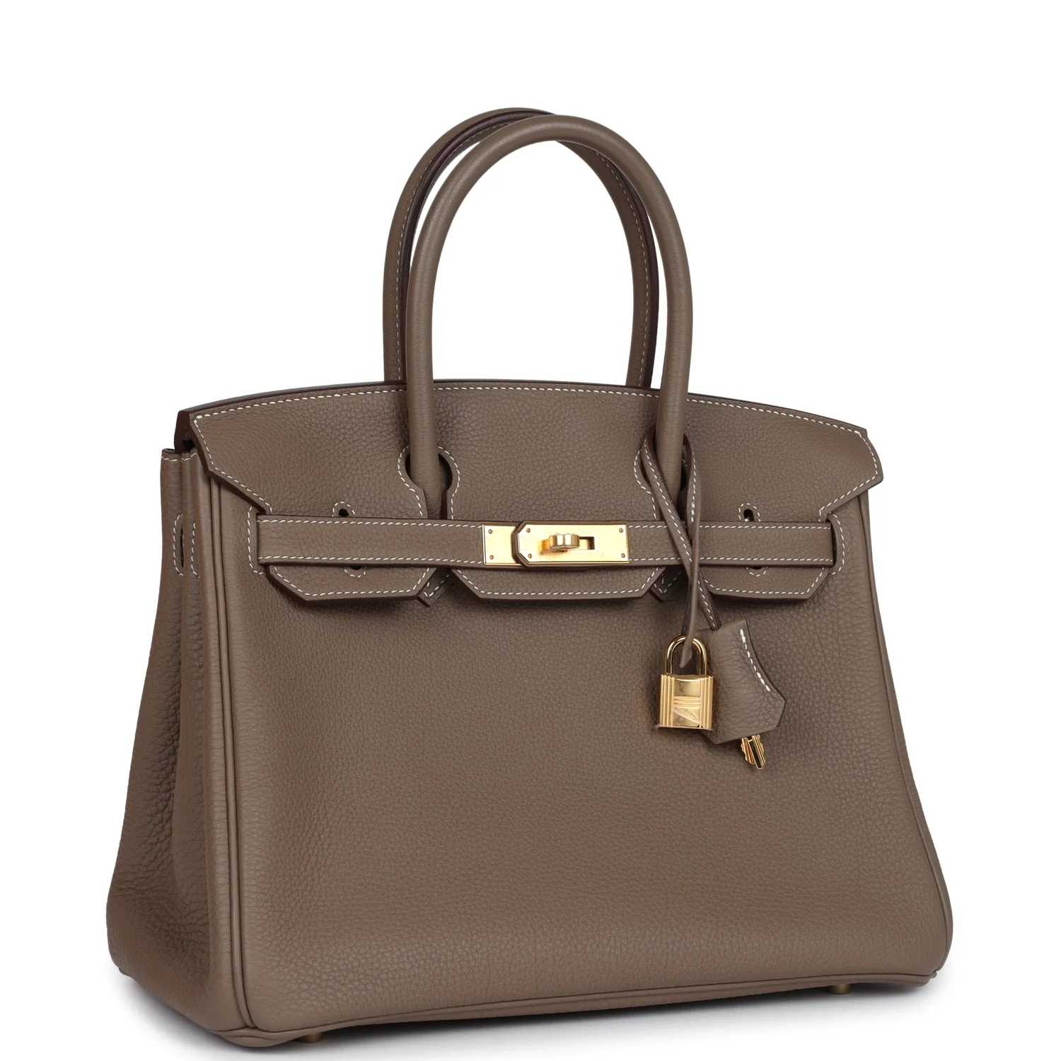 Replicate Hermes Birkin 30 Etoupe Togo Gold Hardware(1:1 replica)