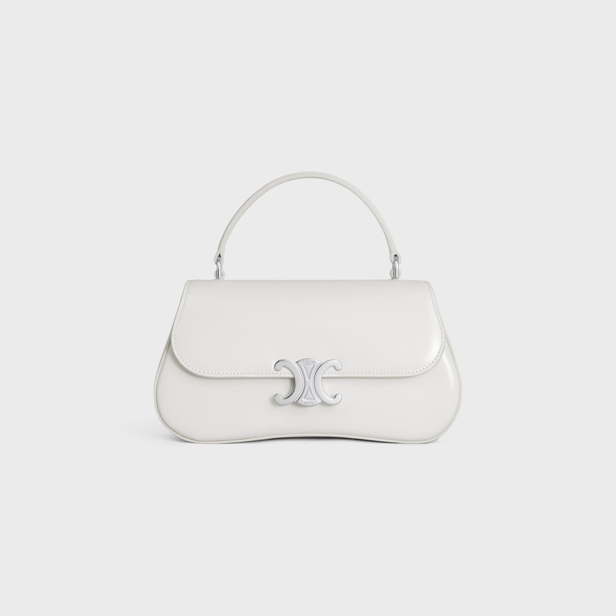 Replicate TEEN CELINE LOLA IN SHINY CALFSKIN WHITE(1:1 replica)