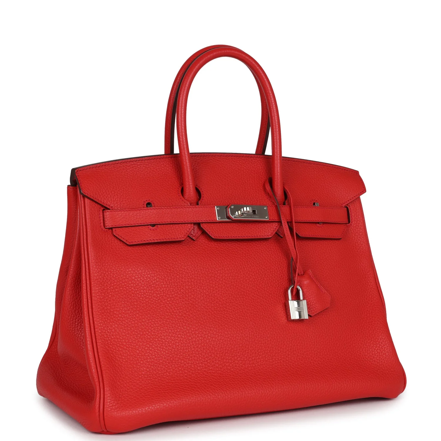 Replicate Hermes Birkin 35 Geranium Togo Palladium Hardware(1:1 replica)