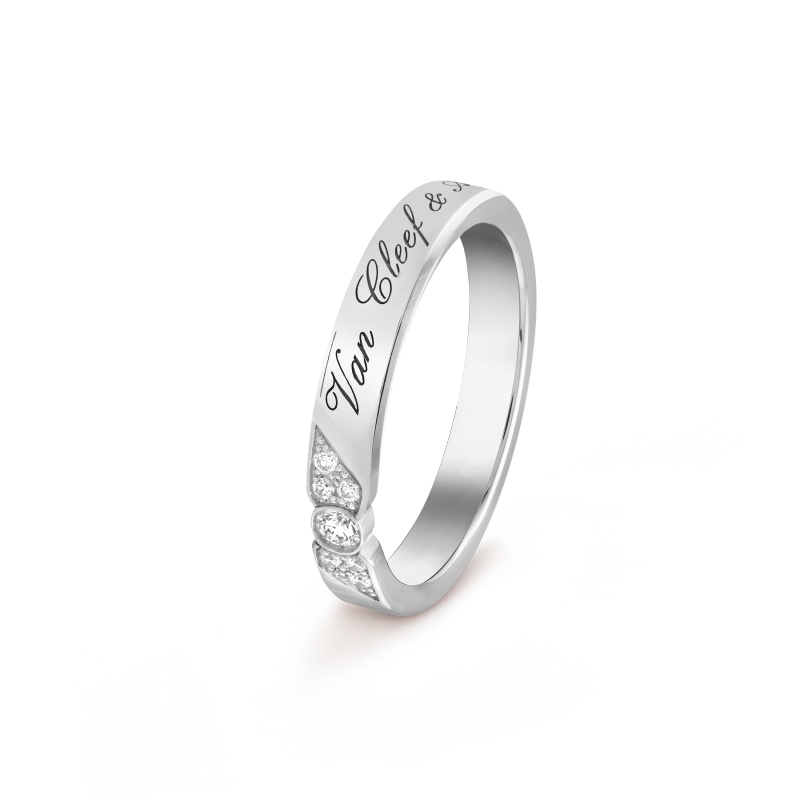 Replicate Toujours Signature Etoiles wedding band, 3 mm(1:1 replica)
