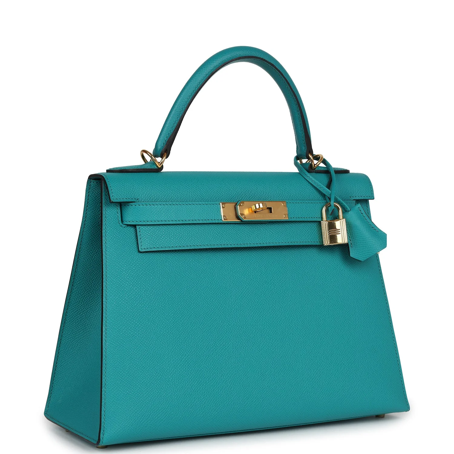 Replicate Hermes Kelly Sellier 28 Vert Verone Epsom Gold Hardware(1:1 replica)