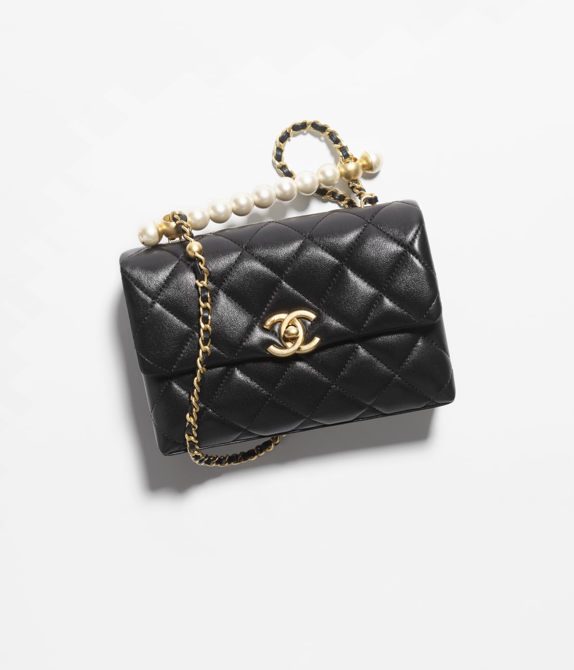 Replicate CHANEL MINI FLAP BAG WITH TOP HANDLE(1:1 replica)