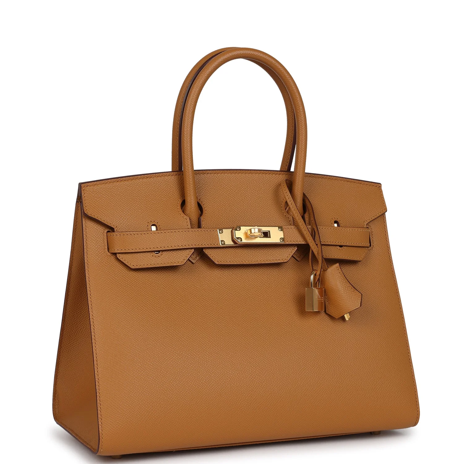 Replicate Hermes Birkin Sellier 30 Sesame Epsom Gold Hardware(1:1 replica)