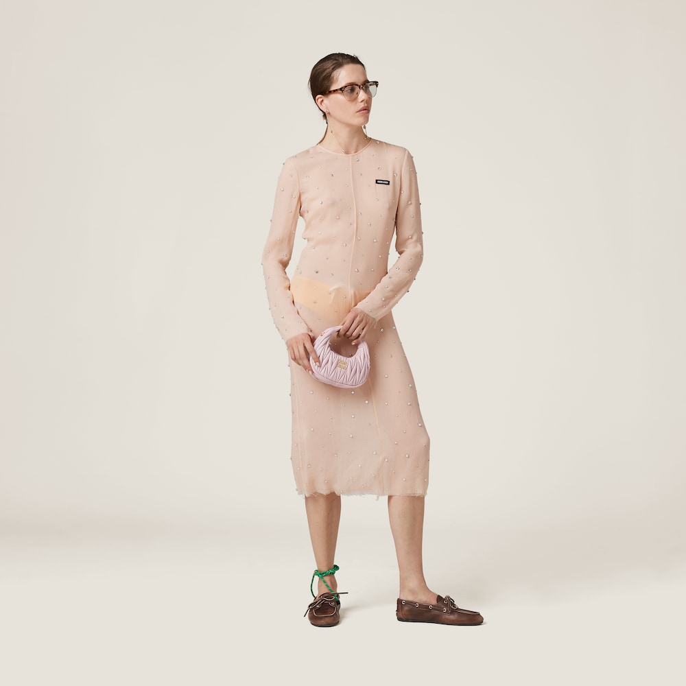 Replicate Wander matelassé nappa leather hobo mini-bag(1:1 replica)