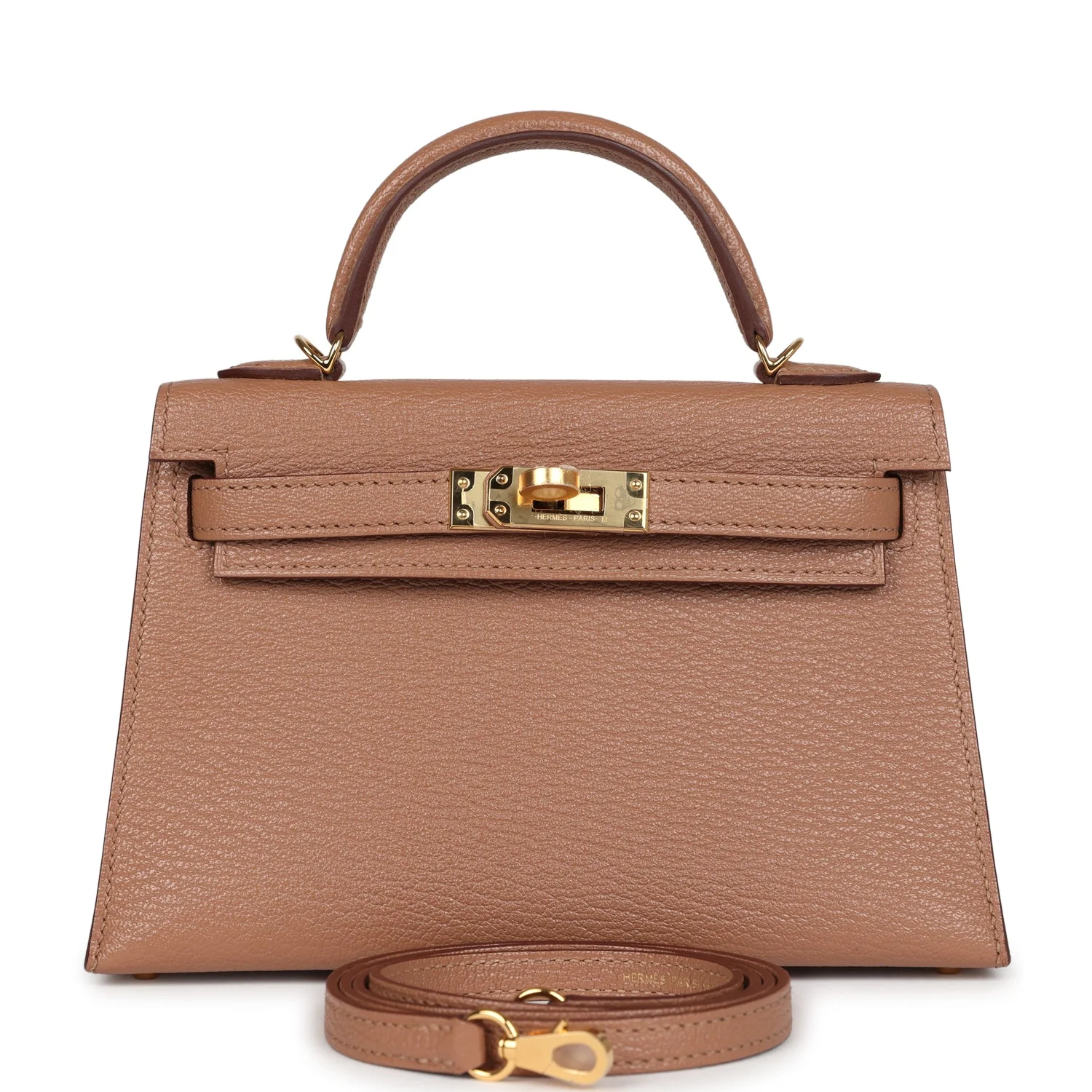 Replicate Hermes Kelly Sellier 20 Quebracho Chevre Gold Hardware(1:1 replica)