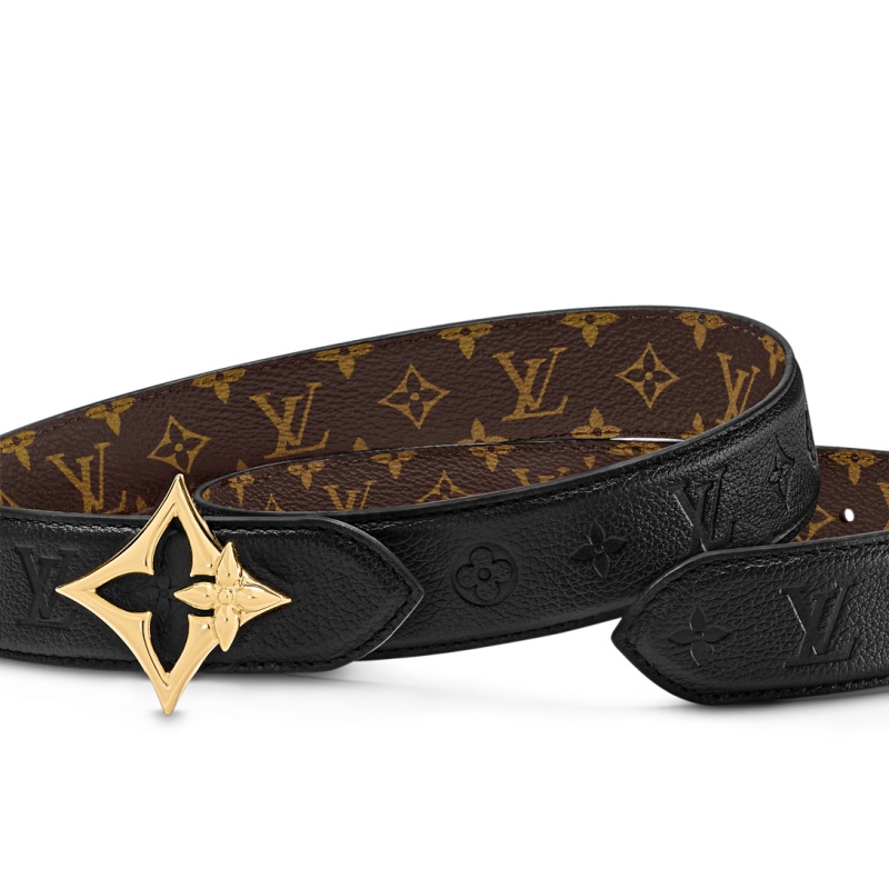 Replicate LV Flowergram 30mm Reversible Belt(1:1 replica)