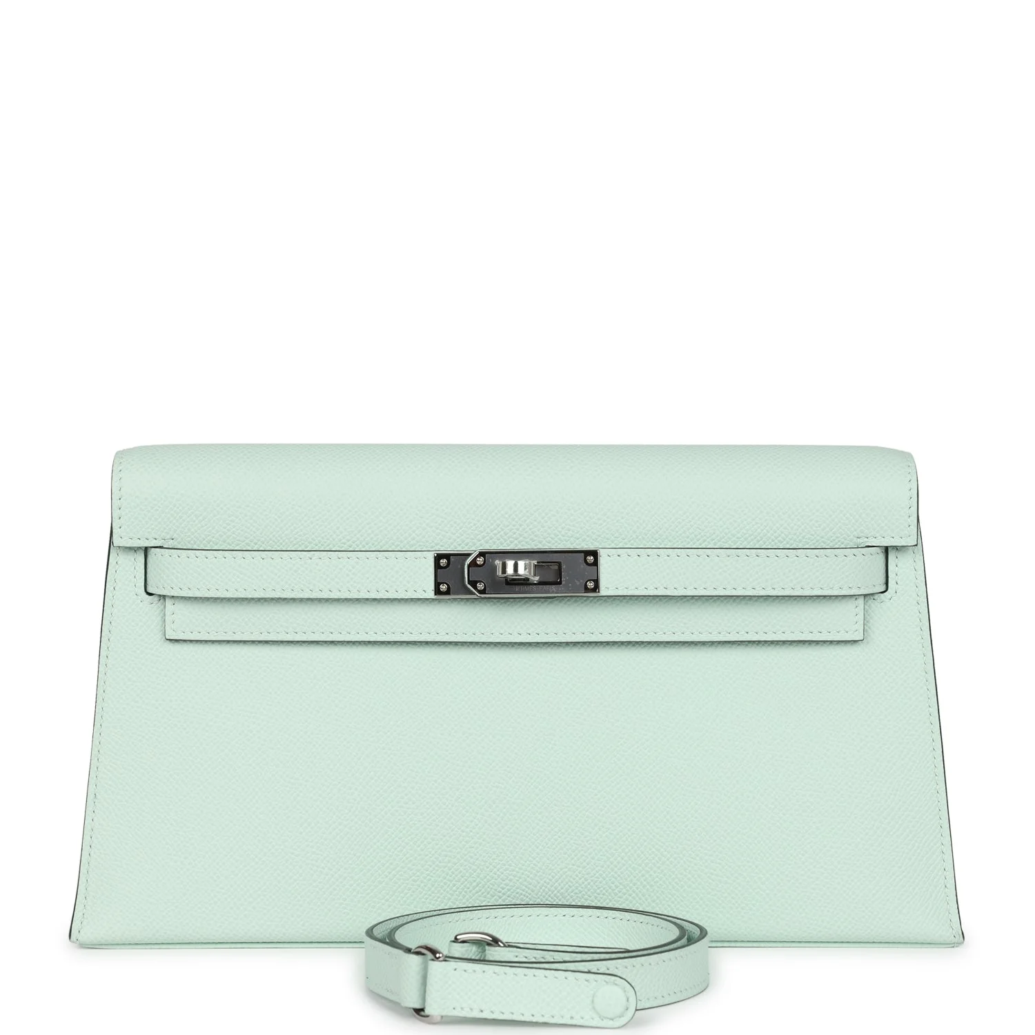 Replicate Hermes Kelly Elan Vert Peppermint Epsom Palladium Hardware(1:1 replica)