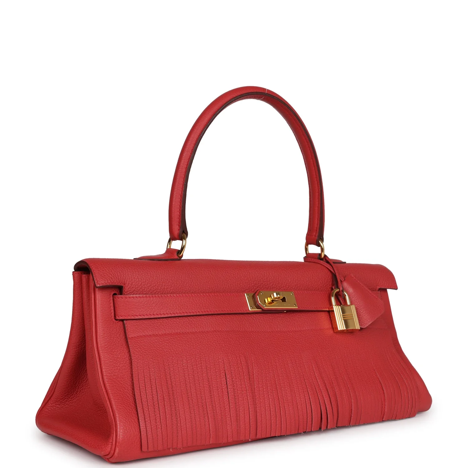 Replicate Hermes Fringe Shoulder Kelly 42 JPG Bougainvillea Clemence Gold Hardware(1:1 replica)