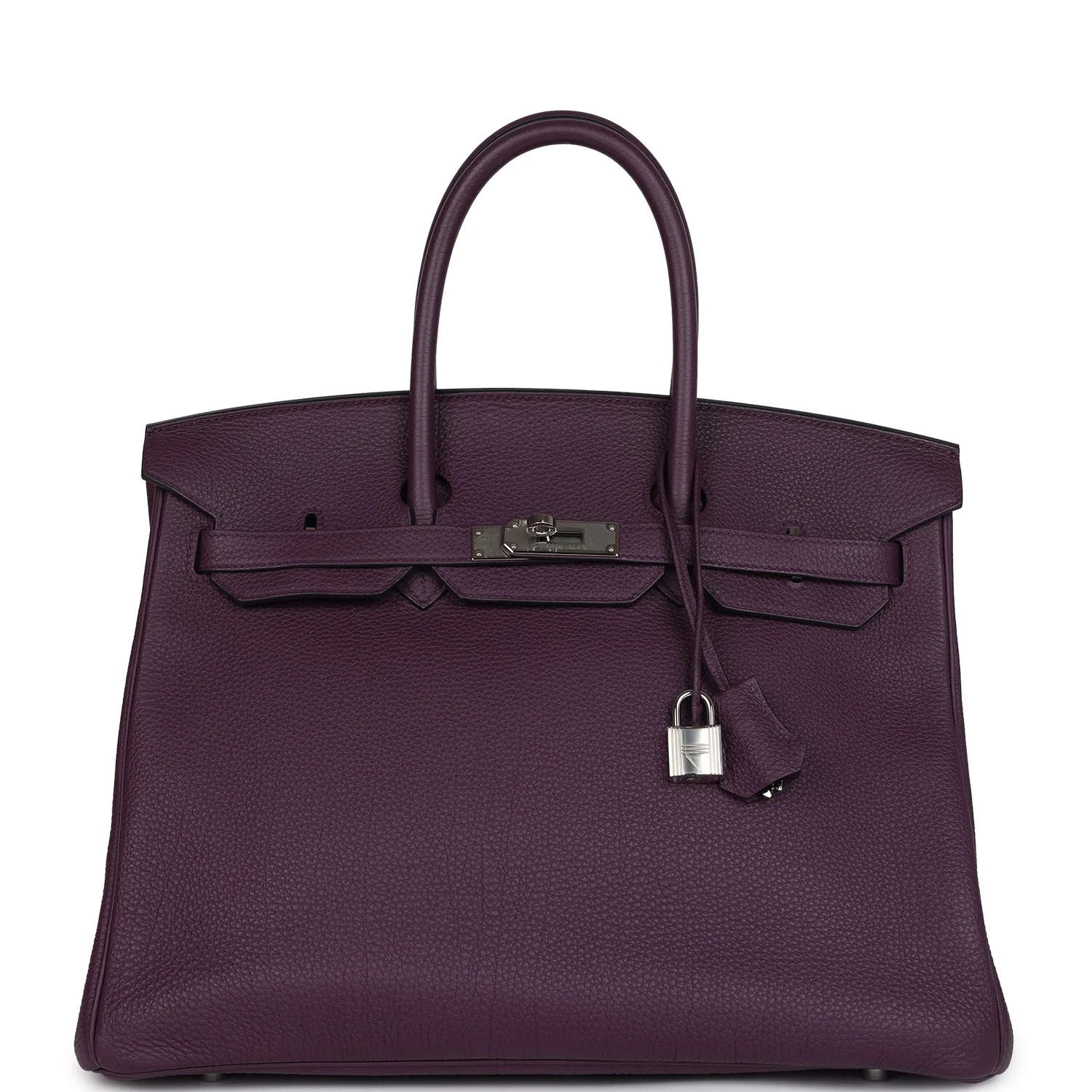 Replicate Hermes Birkin 35 Cassis Togo Palladium Hardware(1:1 replica)
