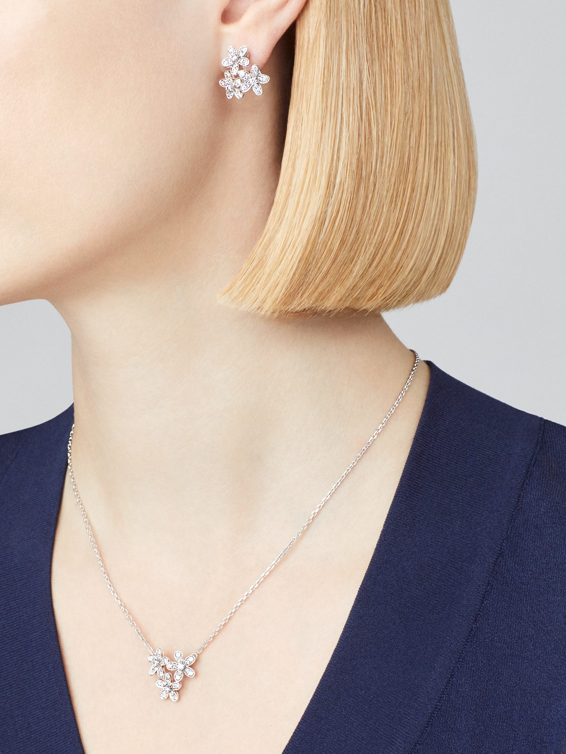 Replicate Socrate earrings, 3 flowers(1:1 replica)