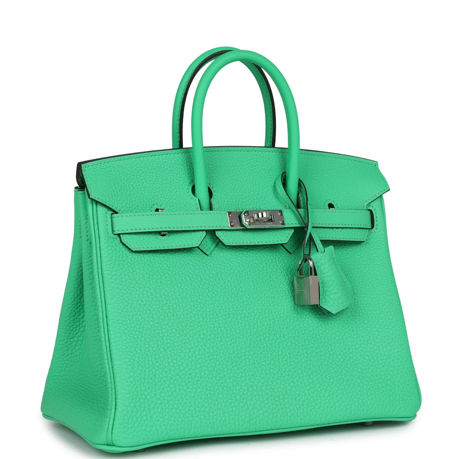 Replicate Hermes Birkin 25 Vert Comics Togo Palladium Hardware(1:1 replica)