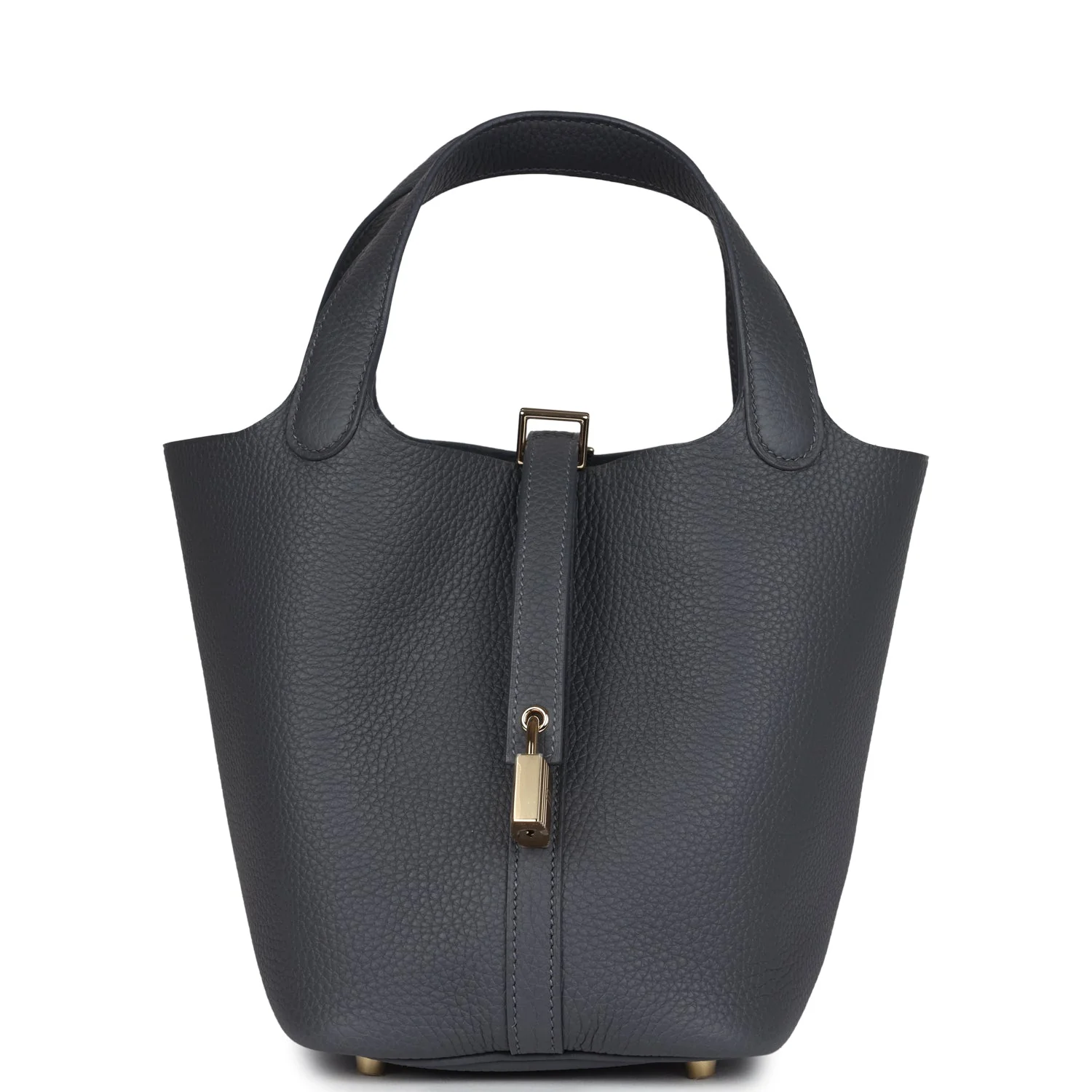 Replicate Hermes Picotin Lock 18 Ardoise Clemence Permabrass Hardware(1:1 replica)