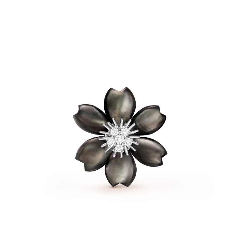 Replicate Rose de Noël clip pendant, small model(1:1 replica)