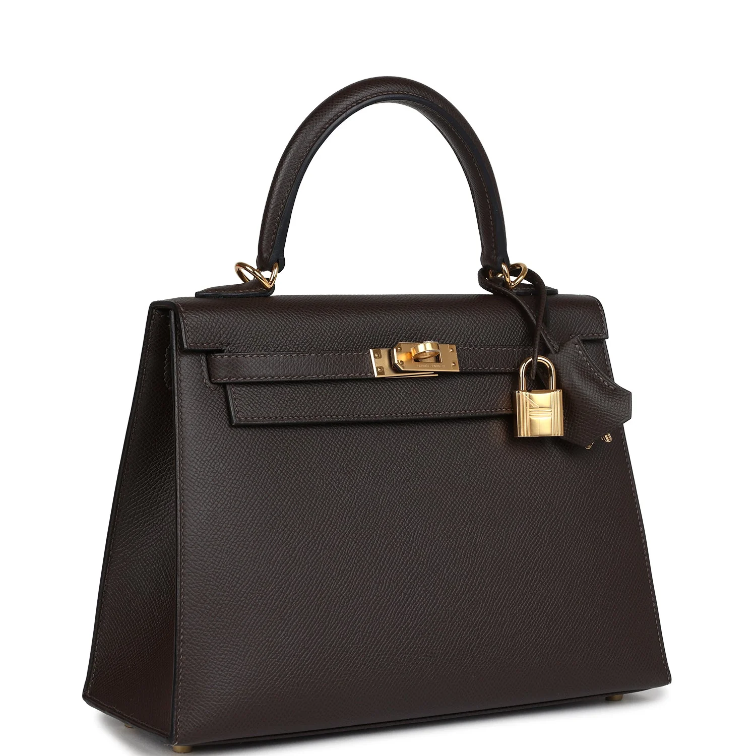 Replicate Hermes Kelly Sellier 25 Ebene Epsom Gold Hardware(1:1 replica)