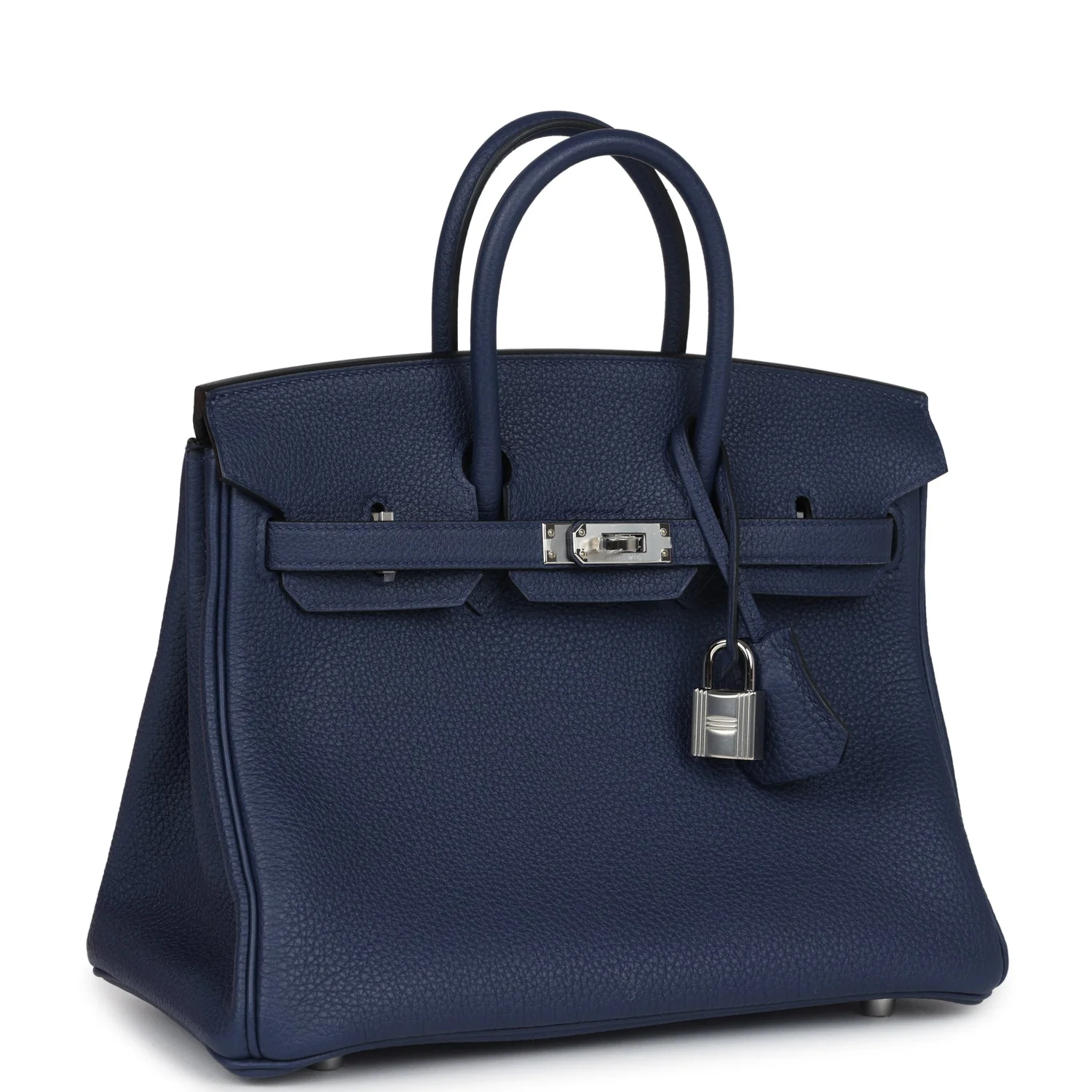 Replicate Hermes Birkin 25 Bleu Saphir Togo Palladium Hardware(1:1 replica)
