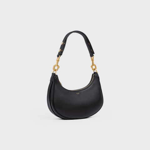 Replicate MEDIUM AVA STRAP BAG IN SMOOTH CALFSKIN BLACK(1:1 replica)