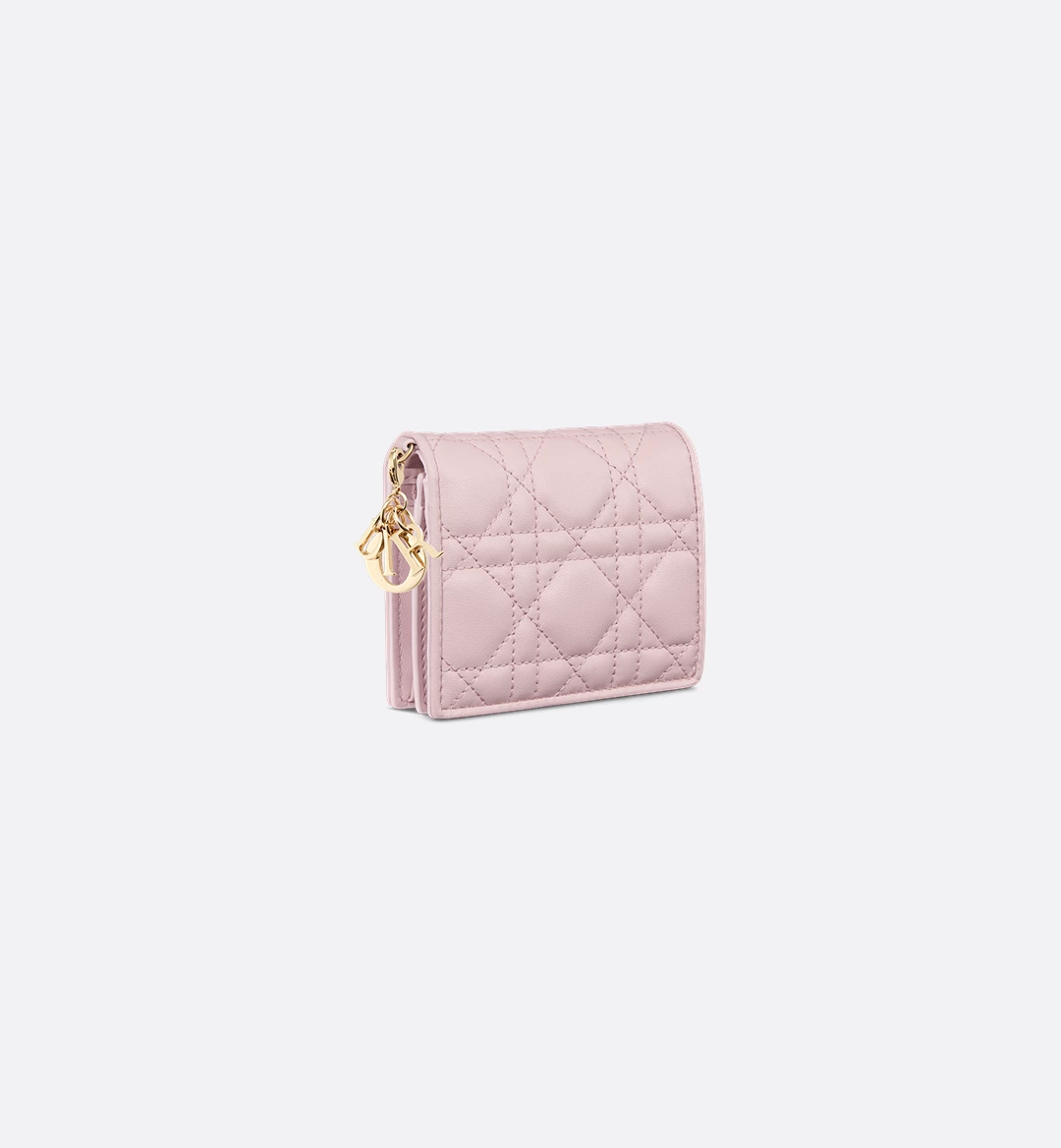 Replicate Mini Lady Dior Gardenia Wallet(1:1 replica)