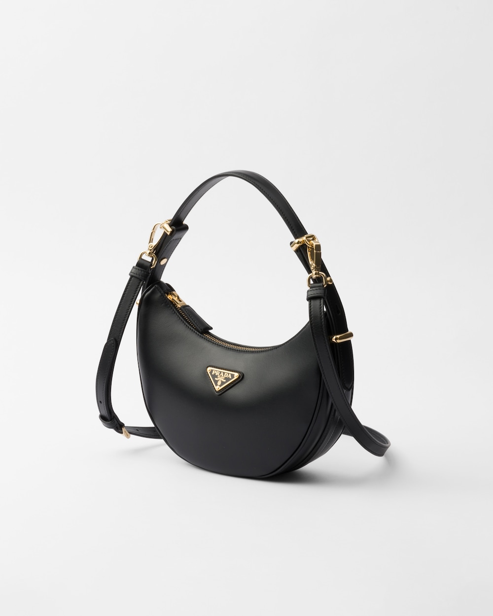 Replicate Prada Arqué Small Leather Shoulder Bag(1:1 replica)