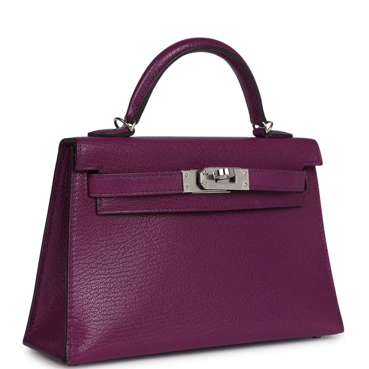 Replicate Hermes Kelly Sellier 20 Anemone Chevre Palladium Hardware(1:1 replica)