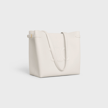 Replicate MEDIUM CABAS ANAÏS CUIR TRIOMPHE IN GRAINED CALFSKIN RICE(1:1 replica)