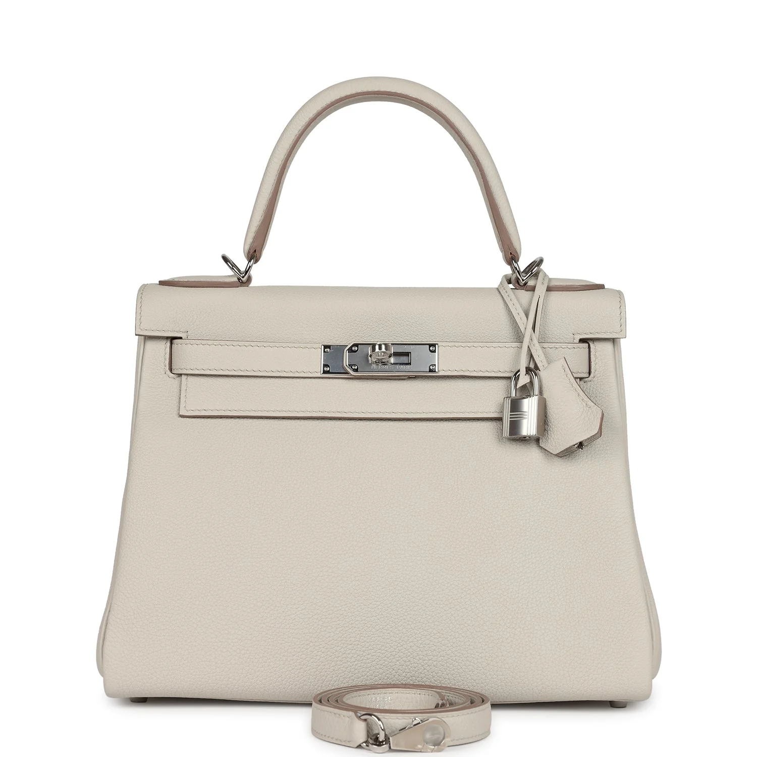 Replicate Hermes Kelly Retourne 28 Beton Togo Palladium Hardware(1:1 replica)
