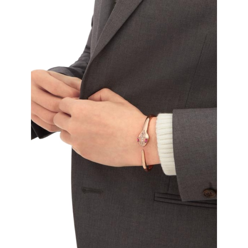 Replicate Serpenti Seduttori gilded snake bracelet(1:1 replica)