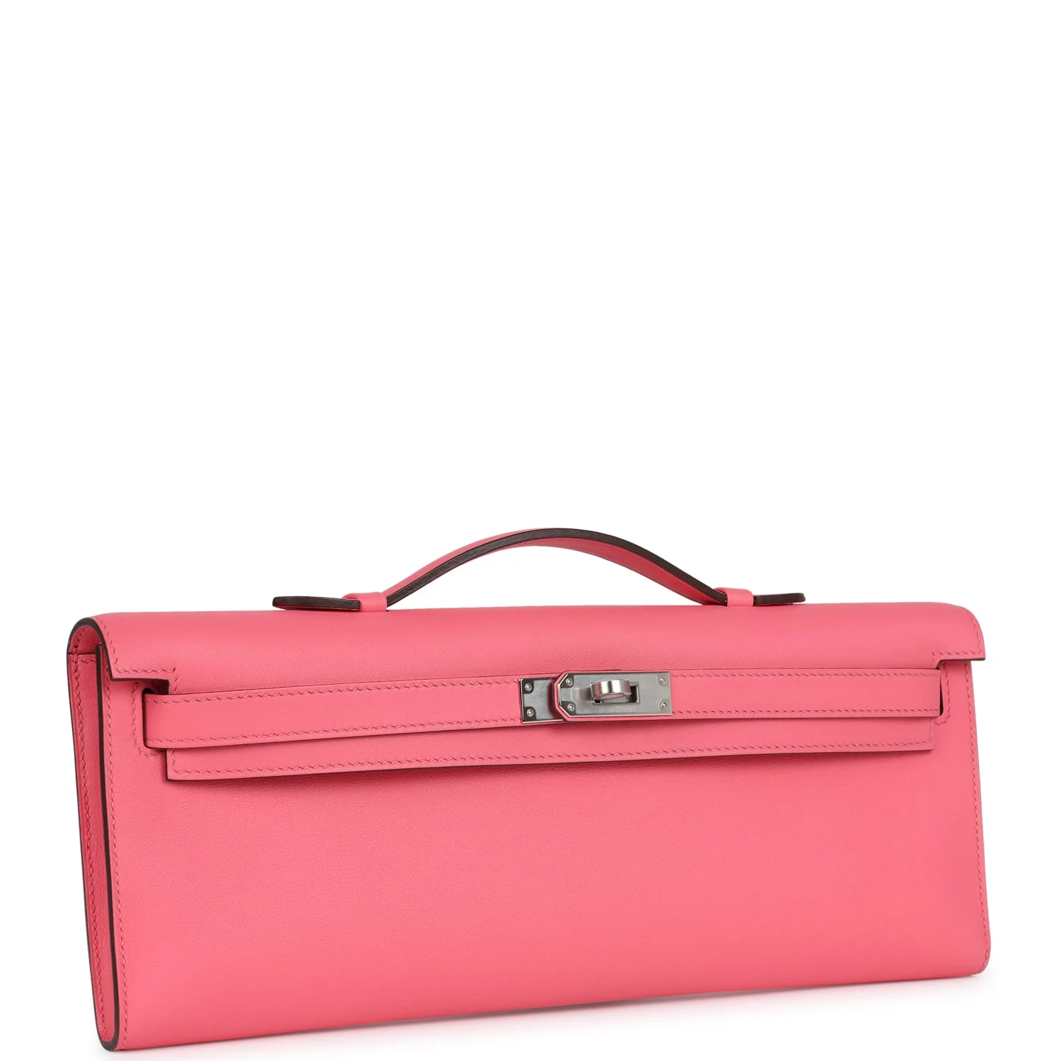 Replicate Hermes Kelly Cut Rose Azalee Swift Palladium Hardware(1:1 replica)