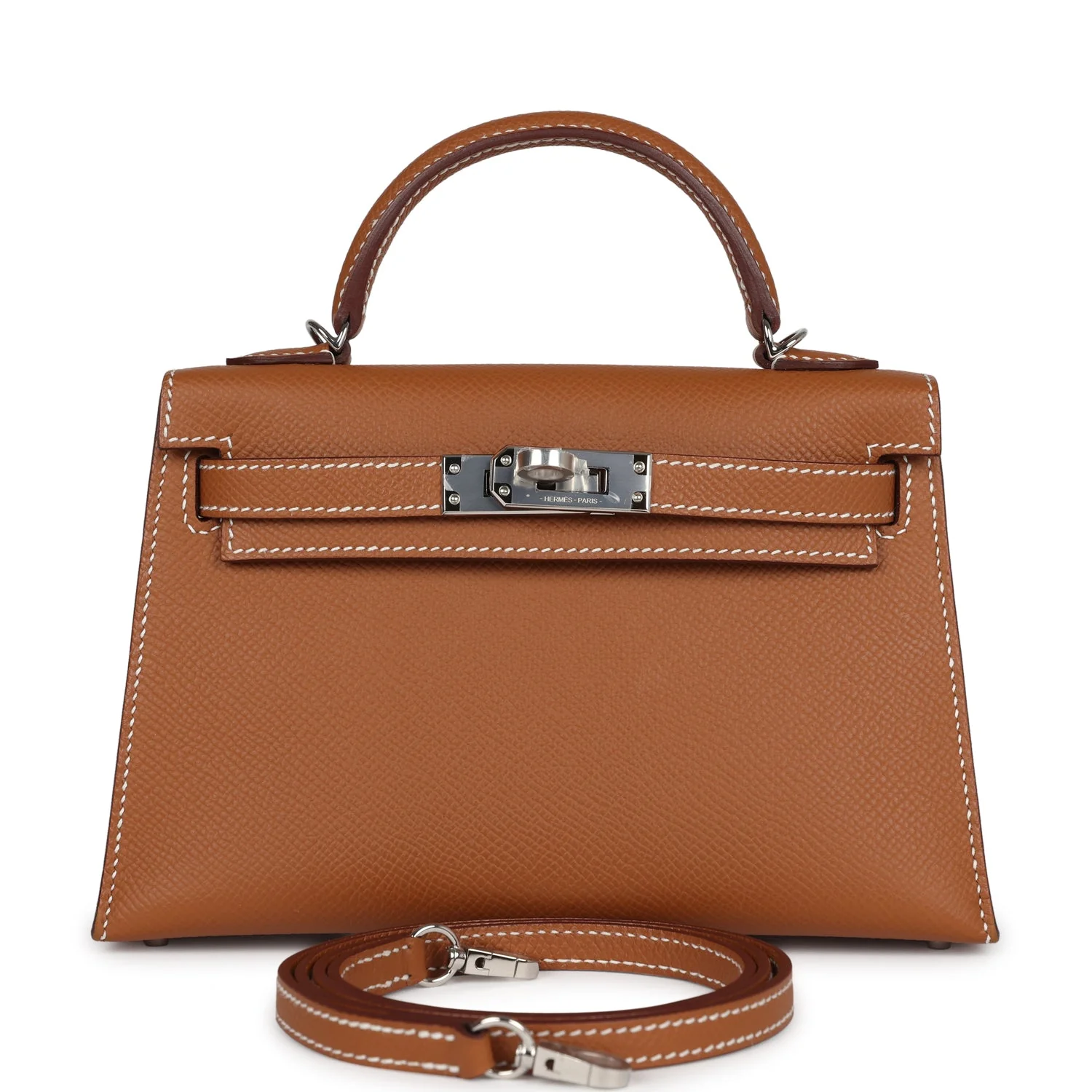 Replicate Hermes Kelly Sellier 20 Gold Epsom Palladium Hardware(1:1 replica)