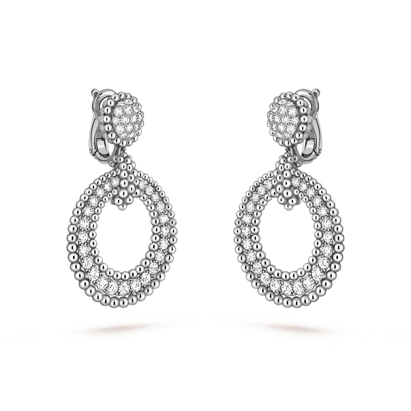 Replicate Perlée diamonds earrings(1:1 replica)