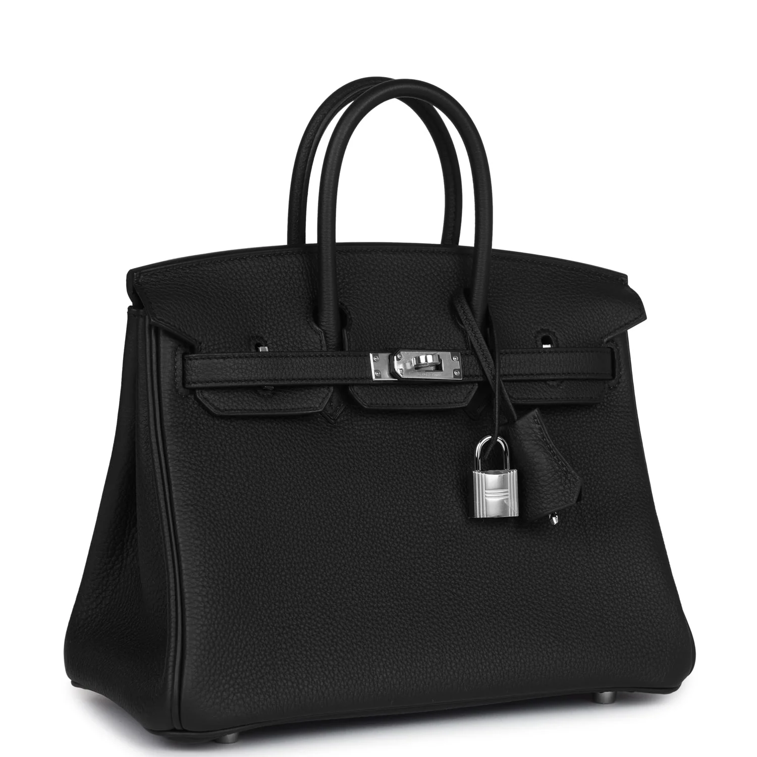 Replicate Hermes Birkin 25 Black Togo Palladium Hardware(1:1 replica)