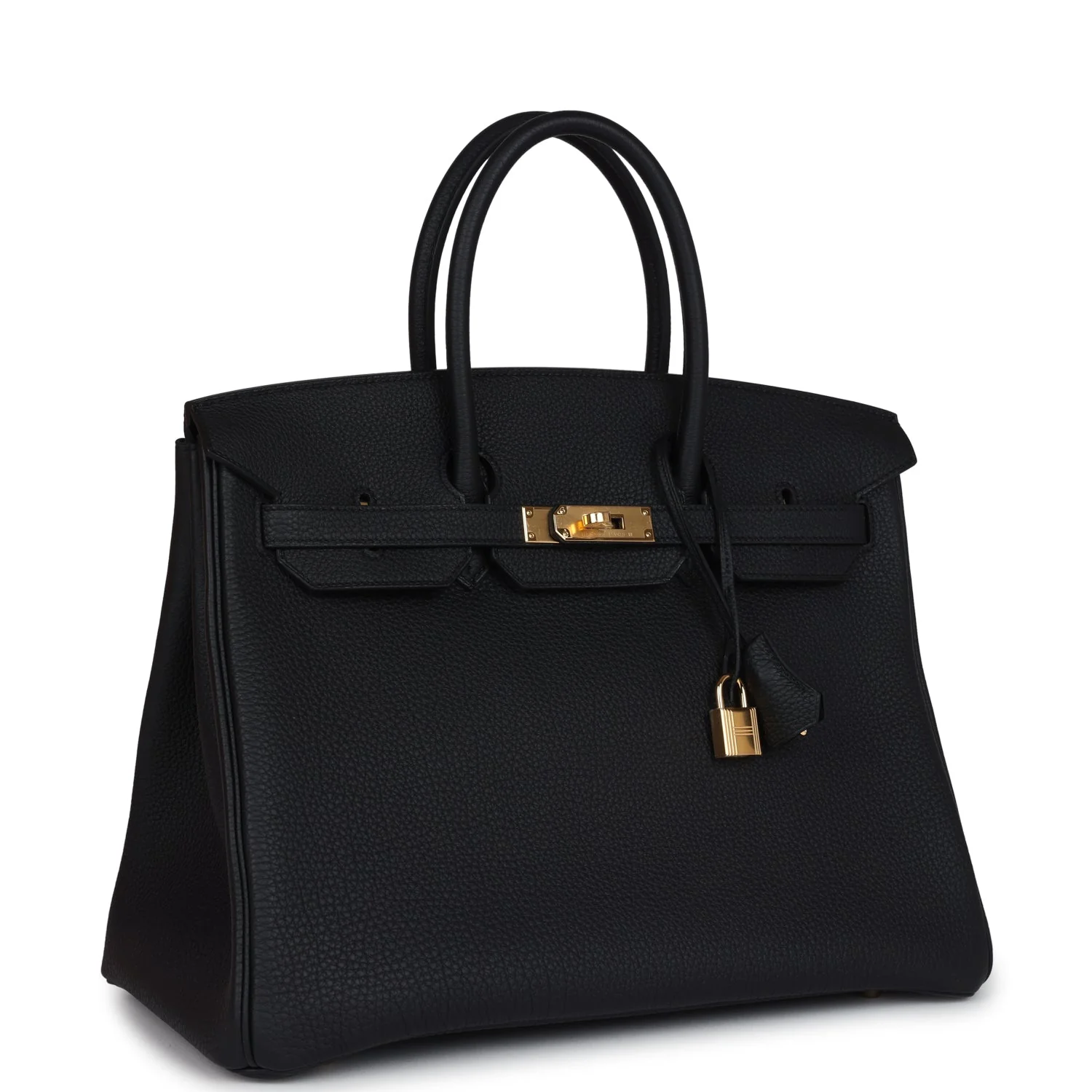 Replicate Hermes Birkin 35 Black Togo Gold Hardware(1:1 replica)