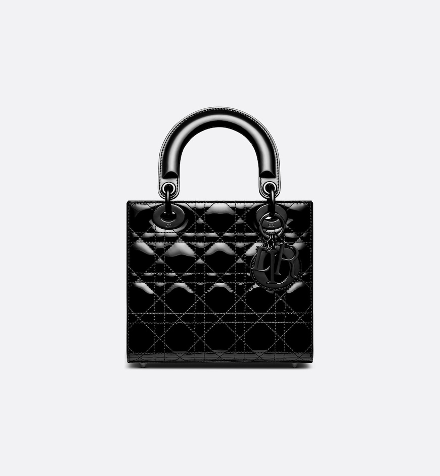 Replicate Dior Small Lady Dior Bag HandBags- patent leather(1:1 replica)