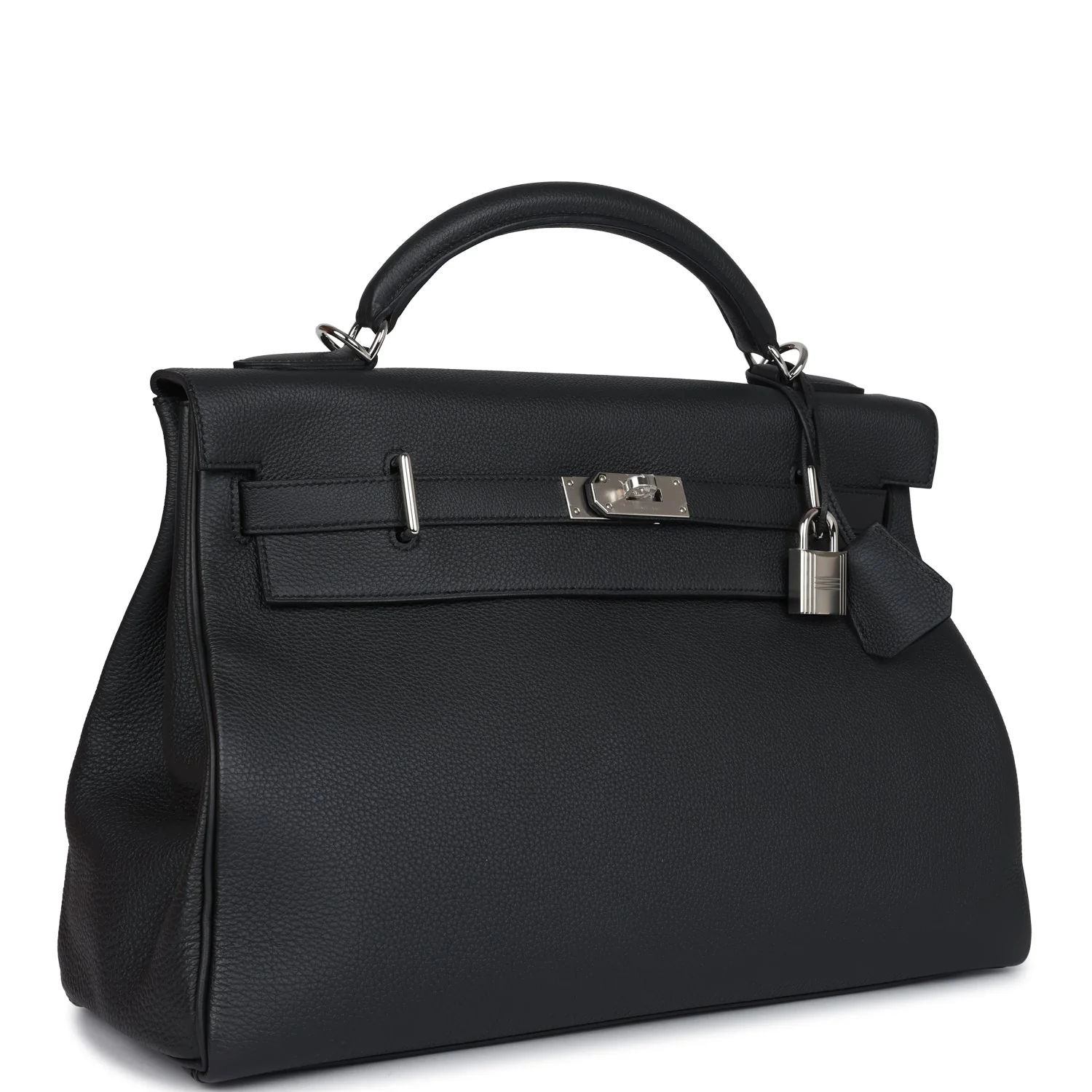 Replicate Hermes Kelly 42 Maxi Plomb Togo Palladium Hardware(1:1 replica)