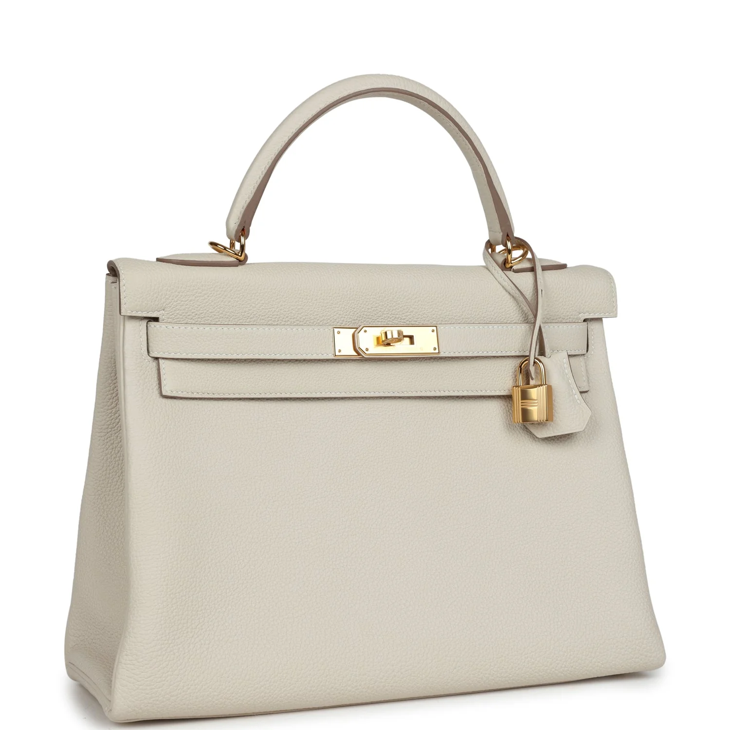 Replicate Hermes Kelly Retourne 32 Craie Togo Gold Hardware(1:1 replica)