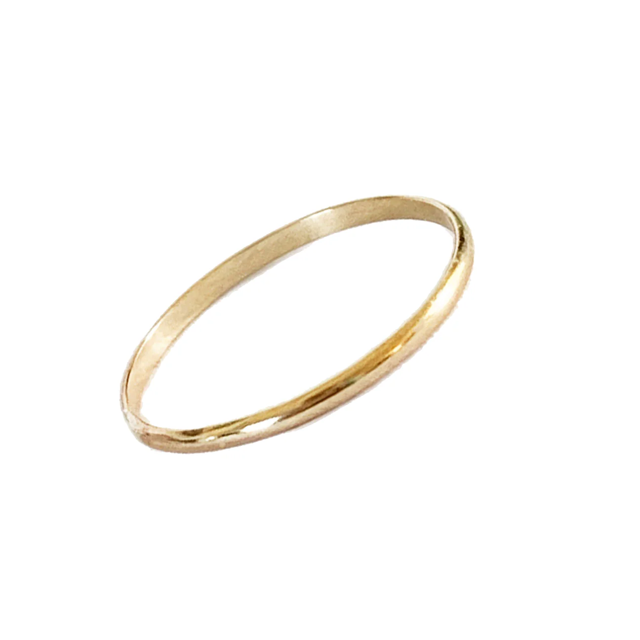 Bague d’orteil en or 14 carats de 1 mm