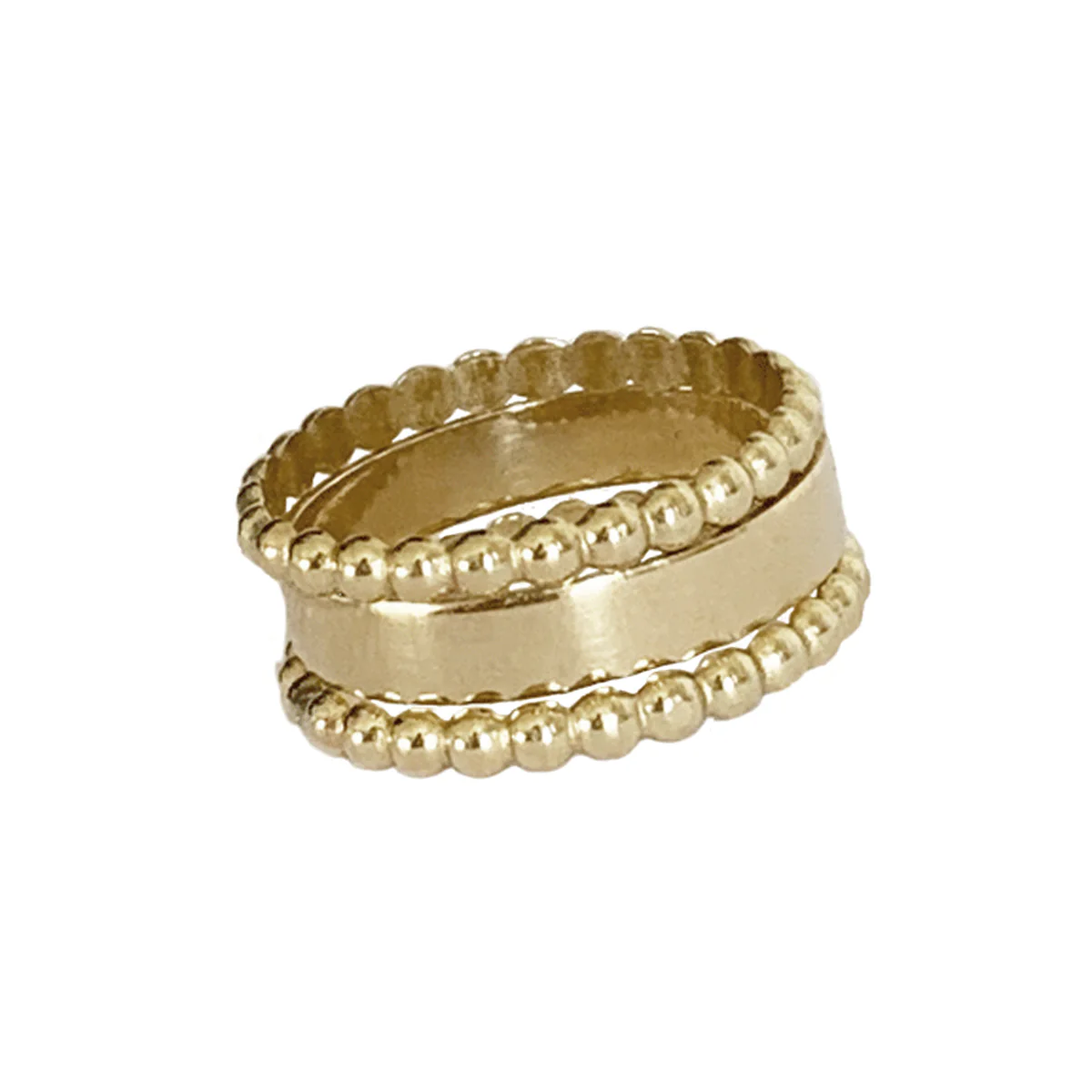 Empilage de bagues d’orteil plates de 3 mm avec bourdons