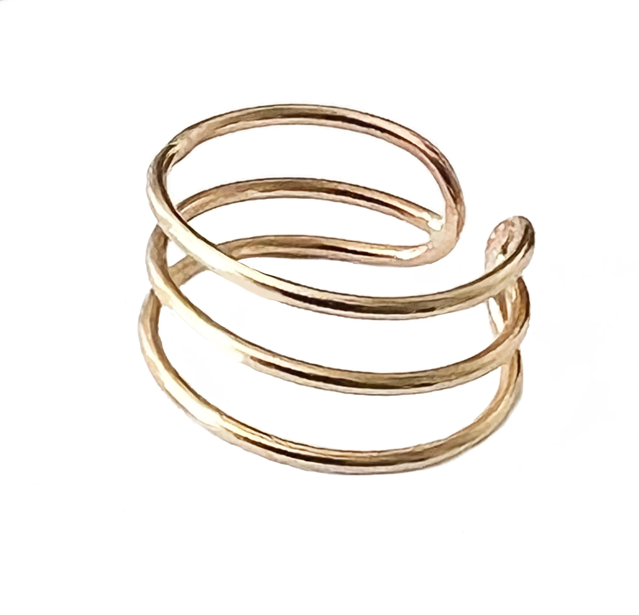 Bague d’orteil ajustable à trois arcs