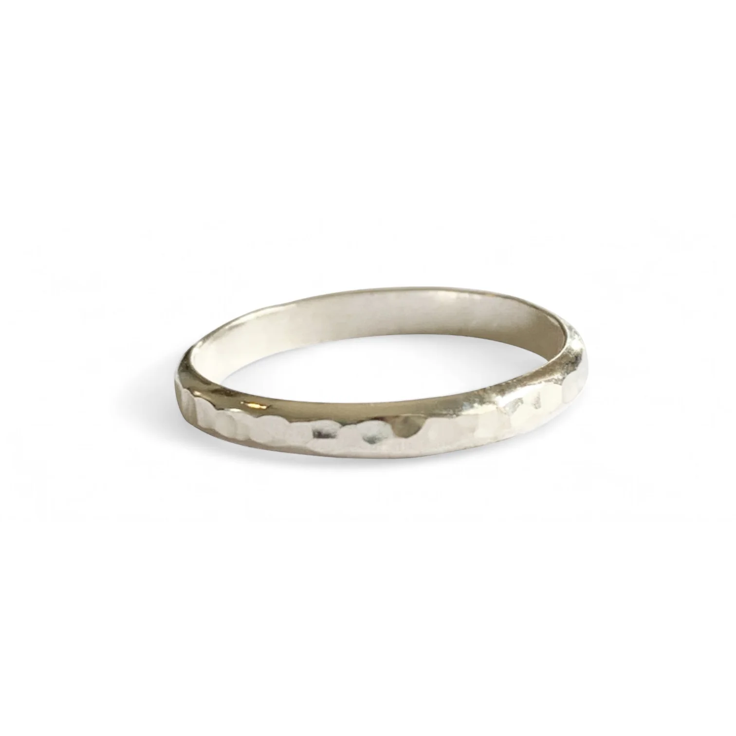 Bague d’orteil martelée de 3 mm
