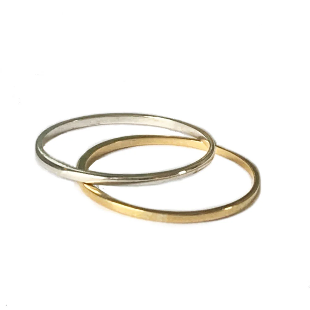 Bague d’orteil originale plate de 1 mm